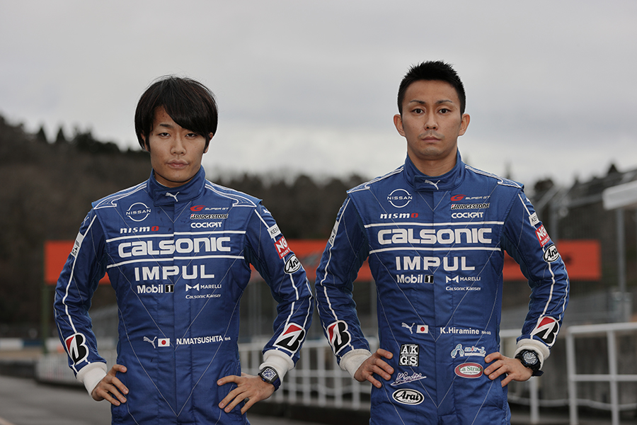 【未使用】CALSONIC TEAM IMPUL ブルゾン　Lサイズ 希少 カルソニック チームインパル スタッフ チームブルゾン